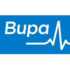 Bupa health insurance logo in blue